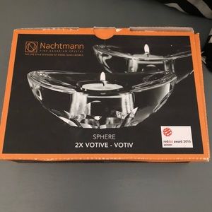 Nachtmann: Fine Bavarian Crystal Votive Candle Set